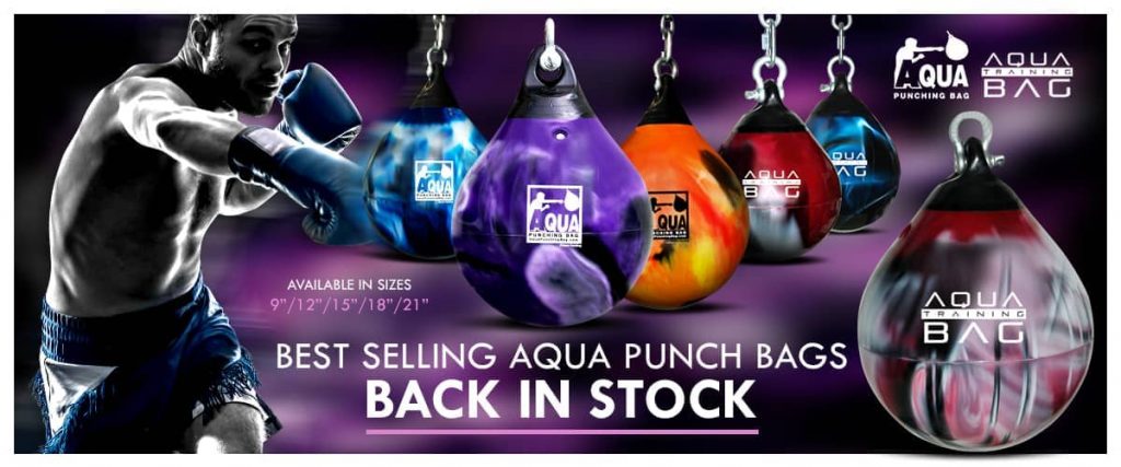 Aqua training punch bags