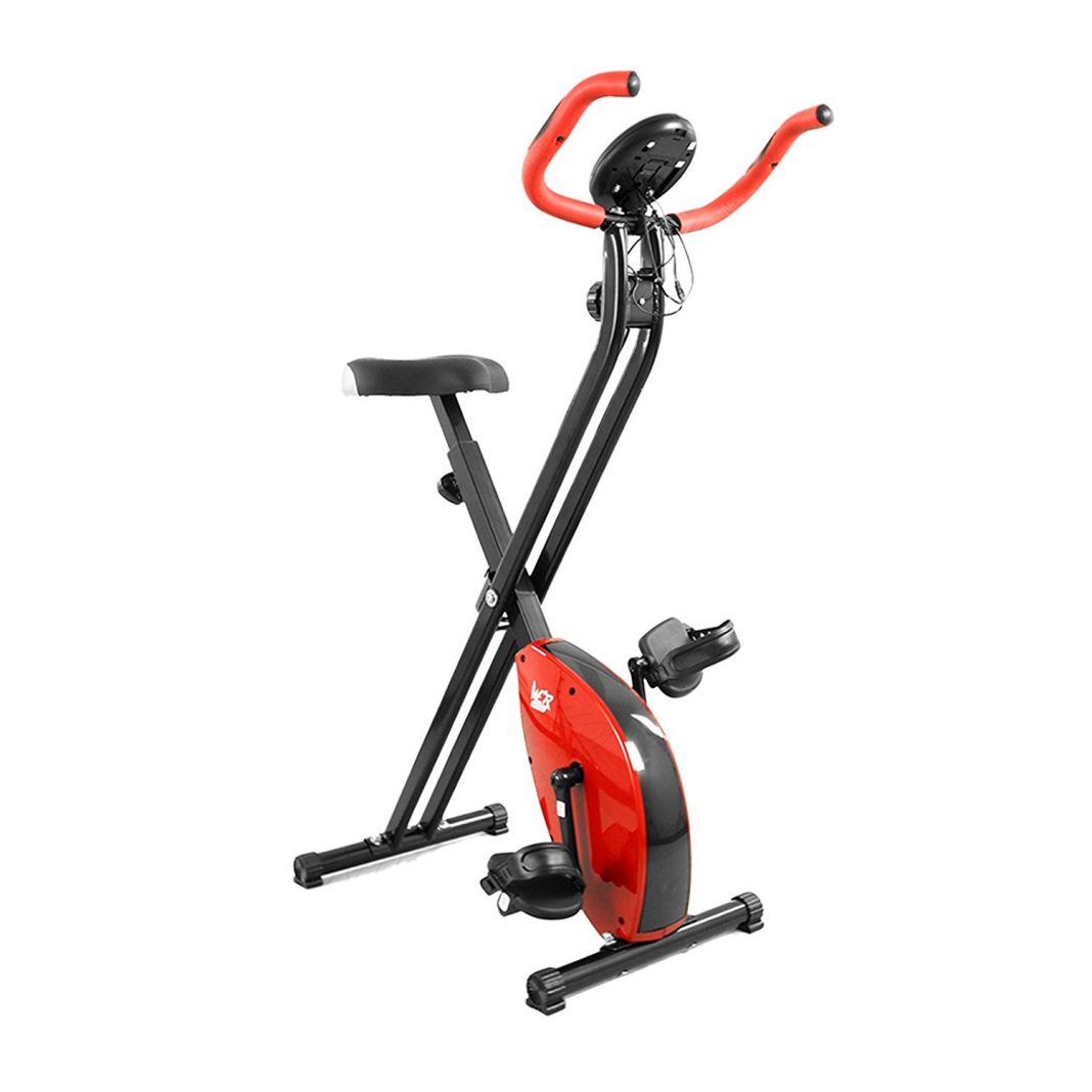 vfit folding exercise bike