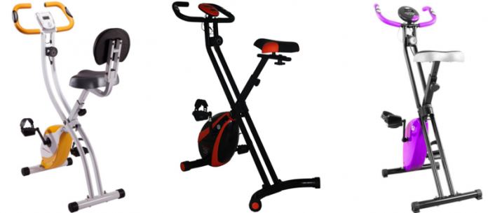 cheap folding exercise bike uk
