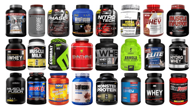 Whey Protein Comparison Chart