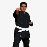 MACS Super Heavyweight Karate Uniform Black Professional Kimono