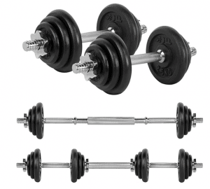 JLL 20kg Cast Iron Best Dumbell Set