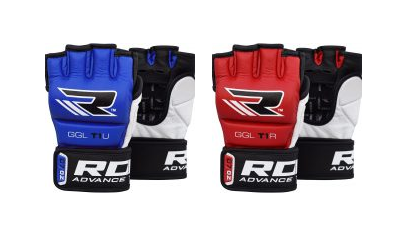 RDX MMA Gel Grappling Gloves Red Blue