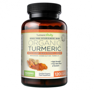 Turmeric Vitality Organic Turmeric Curcumin Capsules