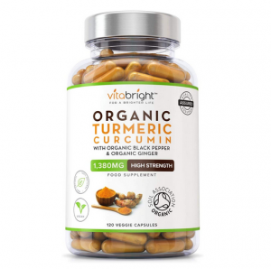 VitaBright Organic Turmeric Curcumin Capsules
