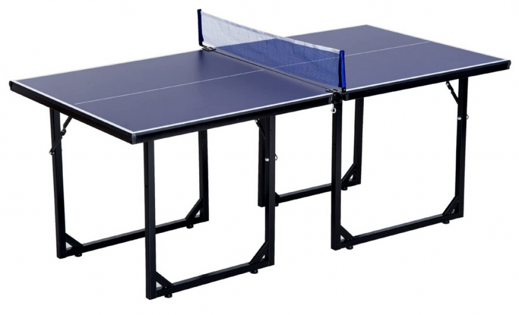 HOMCOM Mini Tennis Table Folding Portable