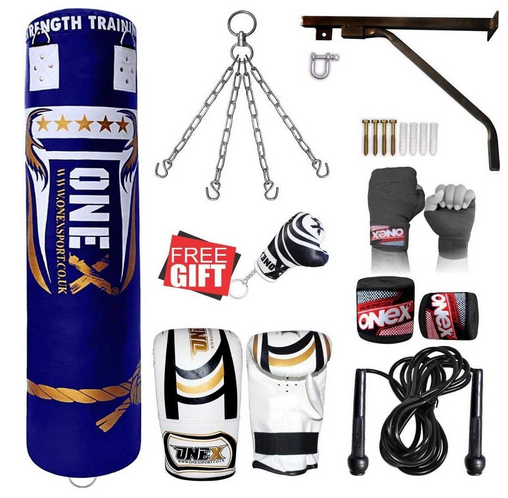 ONEX Heavy Filled 11 Piece 5ft Boxing Punch Bag