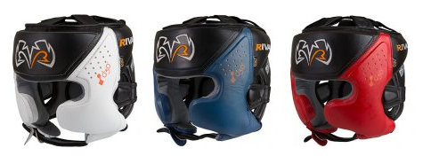 RIVAL D30 Intelli-Shock PRO Headgear White Blue Red