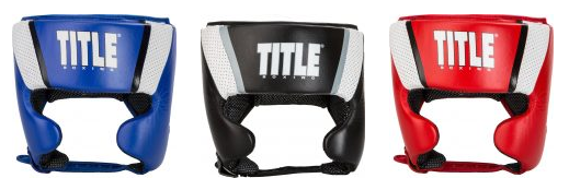 TITLE Aerovent Elite Headgear Blue Black Red