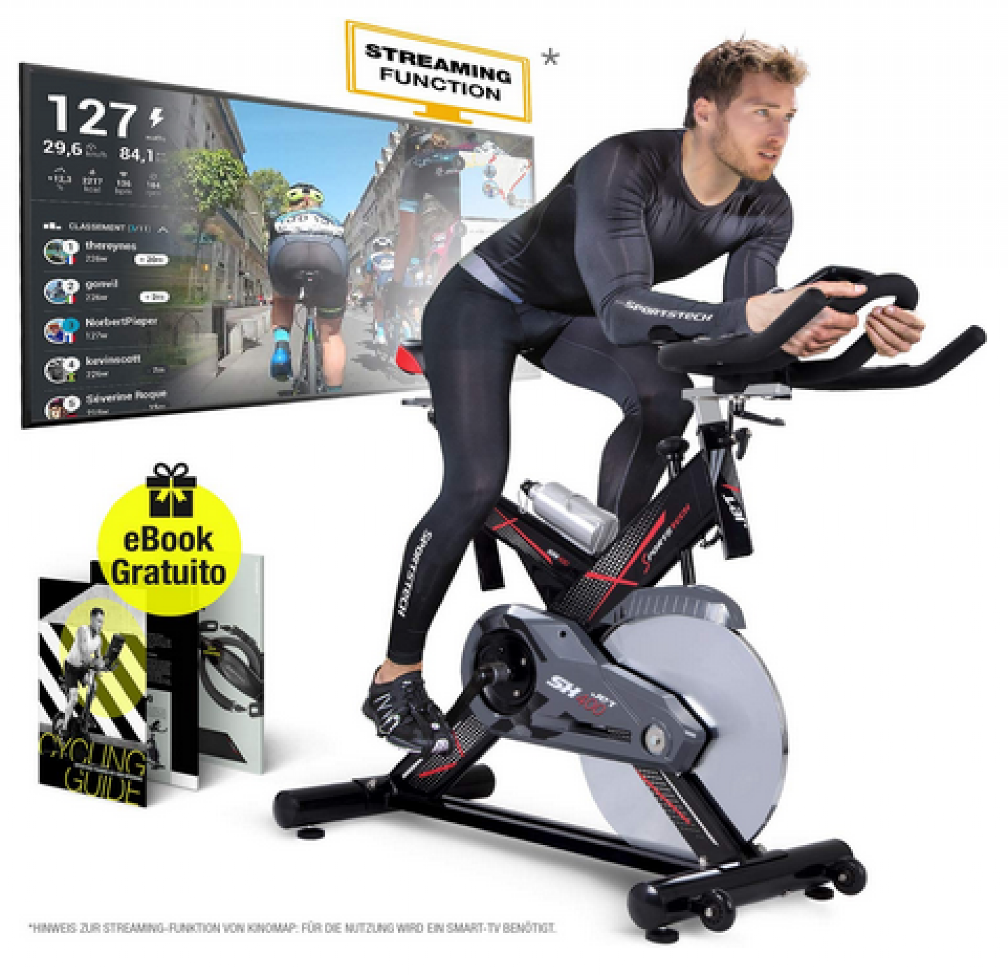 sportstech professional indoor cycle sx500