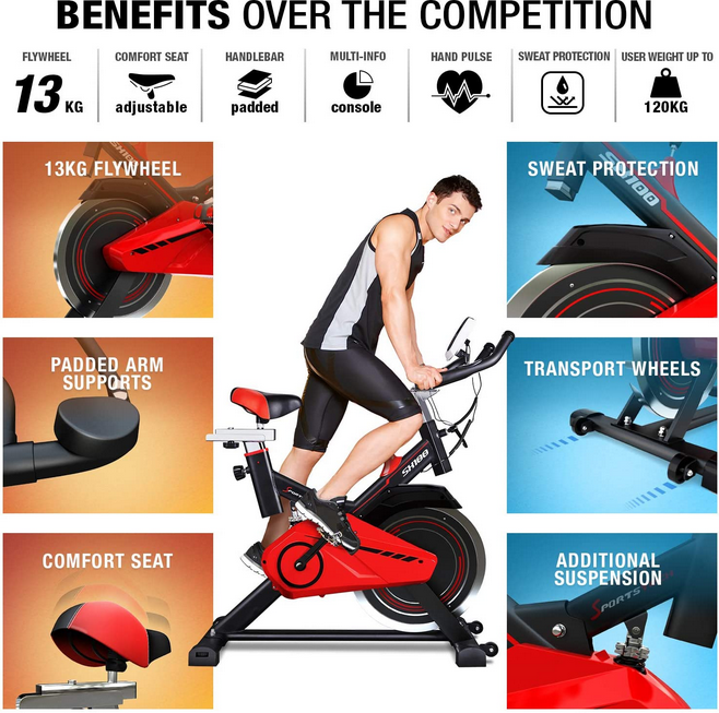 Sportstech Exercise Bike SX100 Features Benefits