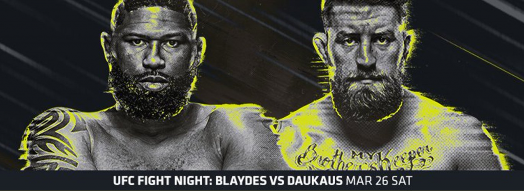 UFC fight night Blaydes vs daukau