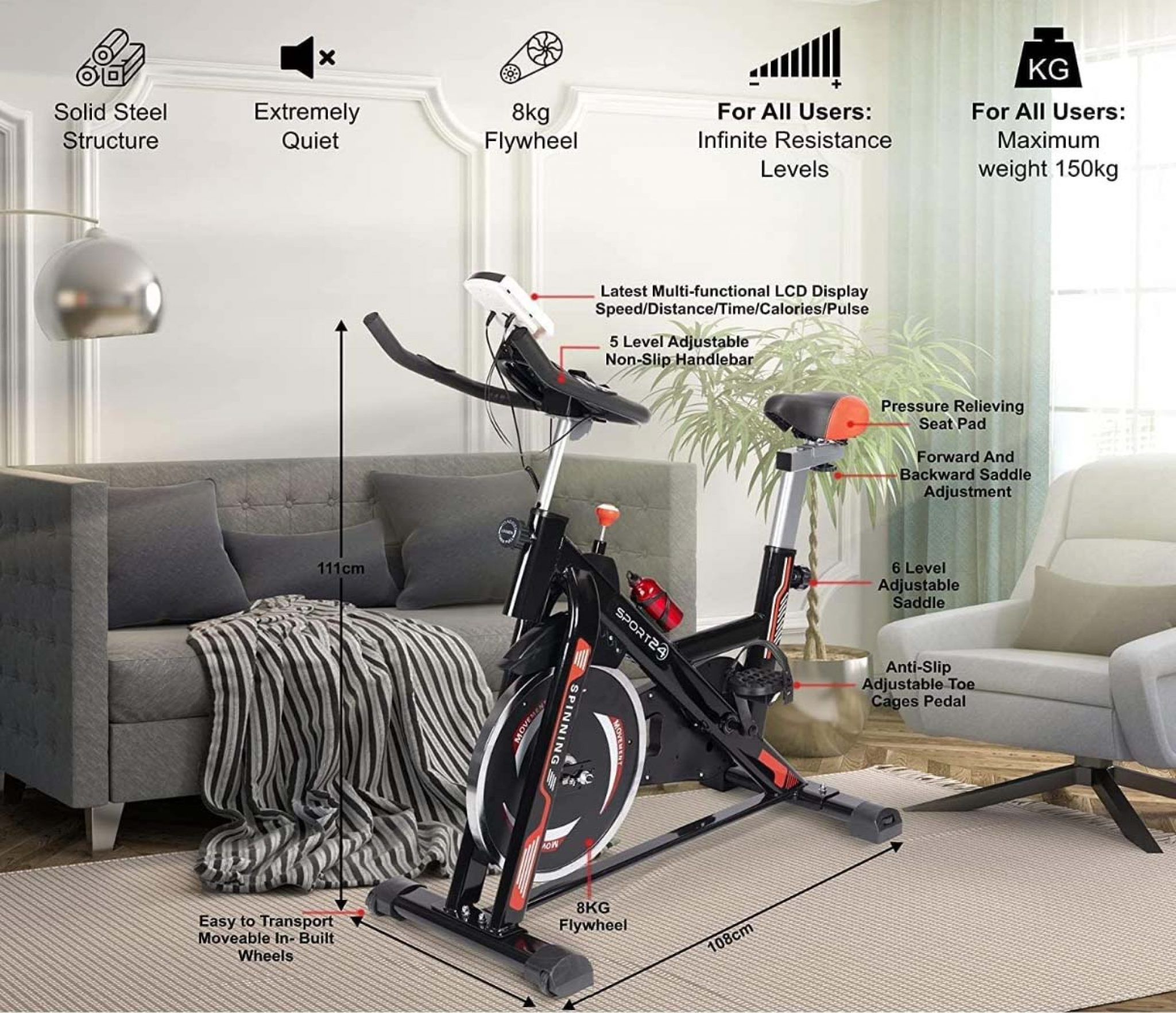 sport24 exercise bike