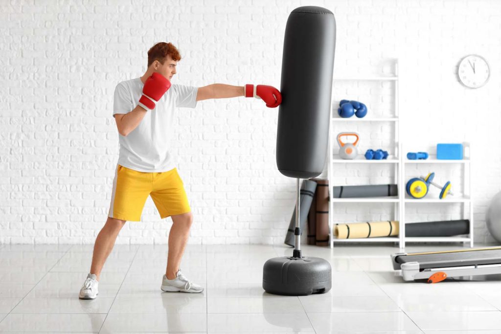 top free standing punch bag
