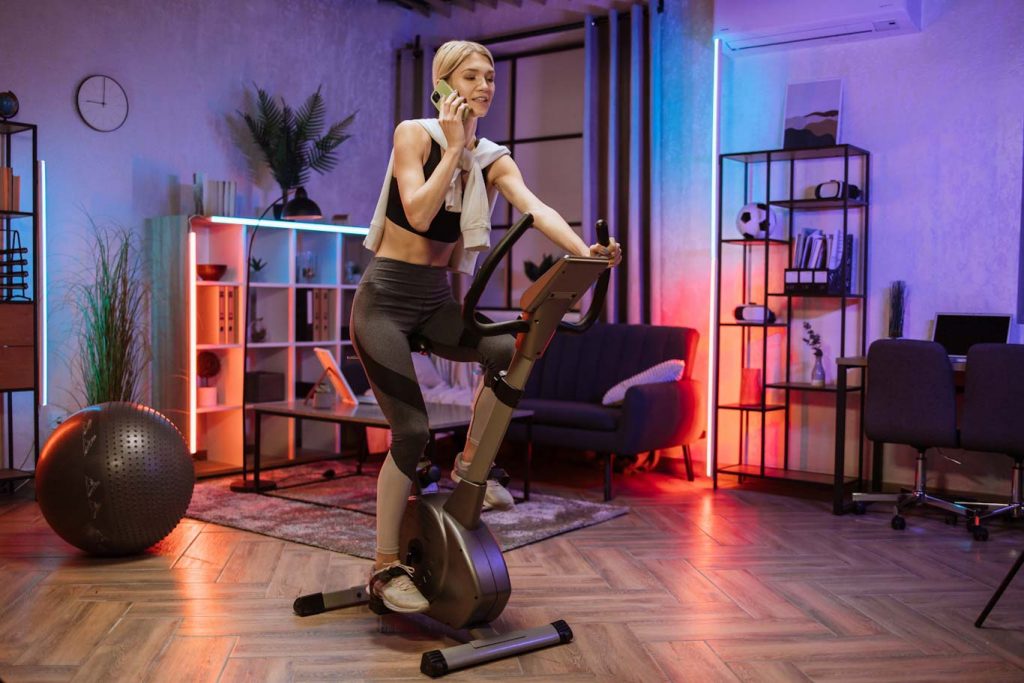 What is upright bike