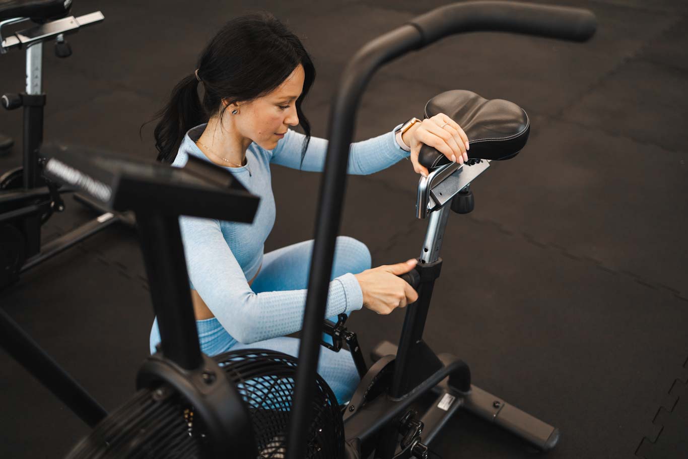 indoor exercise bike settings