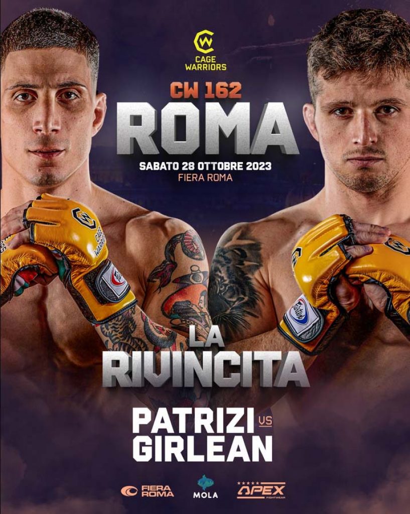 Cage Warriors 162 Roma La Rivincita Patrizi Girlean