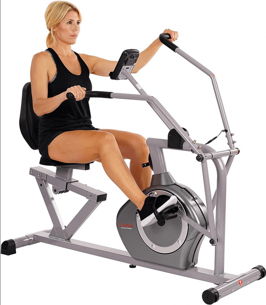 SF-RB4708 Sunny Health and Fitness Magnetic Recumbent Bike